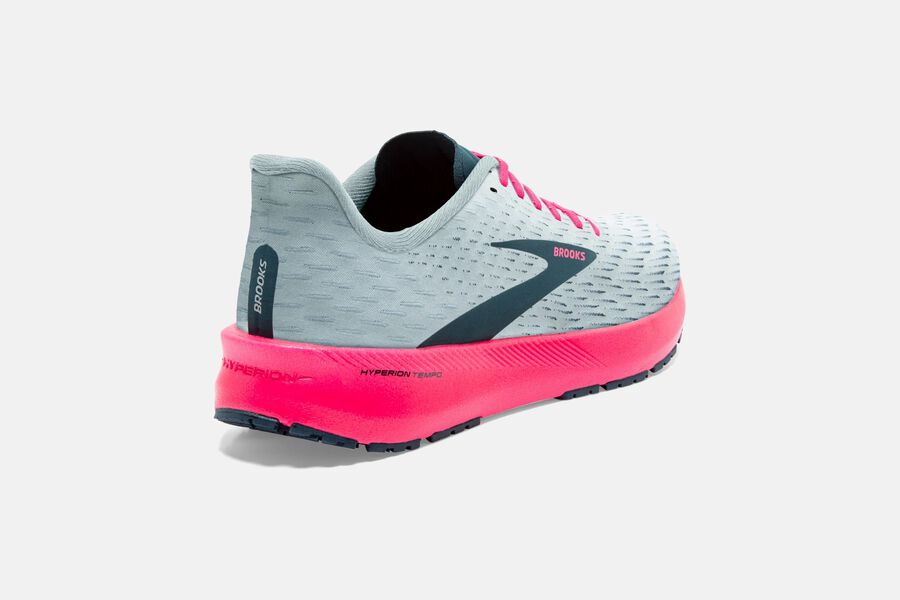 Brooks Hyperion Tempo Road Running Shoes Womens - Grey/Pink - UGJPT-7893